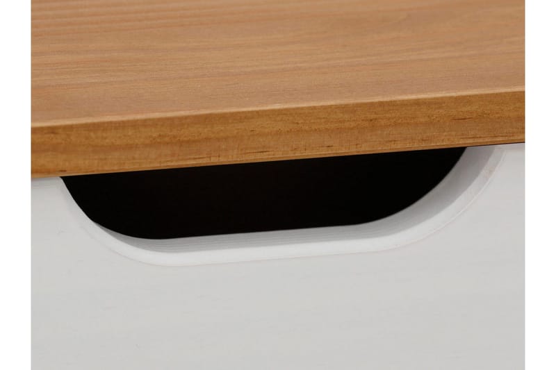 Crotone Kommode 76x39 cm 3 Skuffer - Hvid - Opbevaring - Opbevaringsmøbler - Kommode - Entrékommode