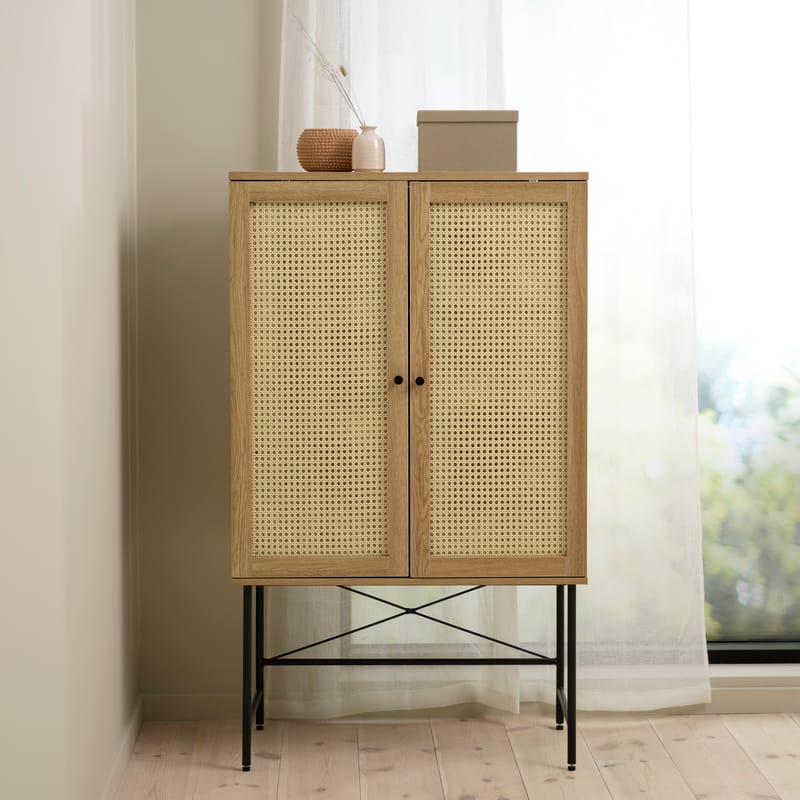 Cyndy Kommode 80 cm - Beige - Opbevaring - Opbevaringsmøbler - Kommode - Entrékommode