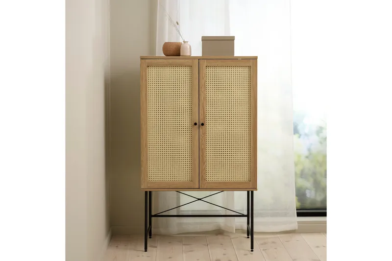 Cyndy Kommode 80 cm - Beige - Opbevaring - Opbevaringsmøbler - Kommode - Entrékommode