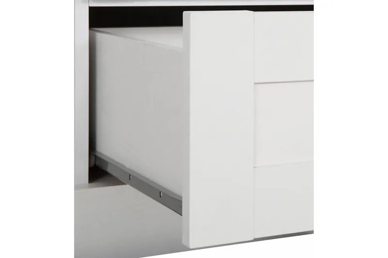 Dareia kommode 75 cm - hvid/Brun - Opbevaring - Opbevaringsmøbler - Kommode - Entrékommode