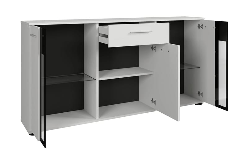 Deardorf Kommode 140 cm - Træ/natur/Hvid - Opbevaring - Opbevaringsmøbler - Kommode - Entrékommode