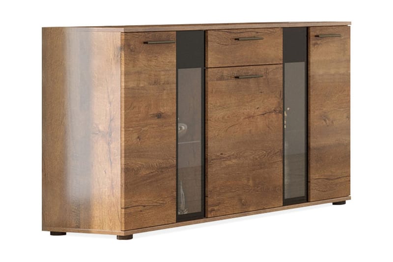 Deardorf Kommode 140 cm - Træ/natur/Hvid - Opbevaring - Opbevaringsmøbler - Kommode - Entrékommode
