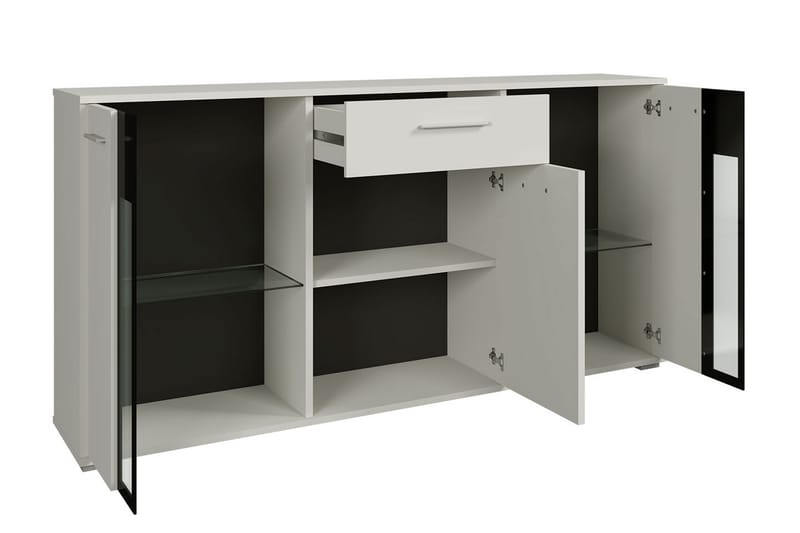 Deardorf Kommode 140 cm - Træ/natur/Hvid - Opbevaring - Opbevaringsmøbler - Kommode - Entrékommode