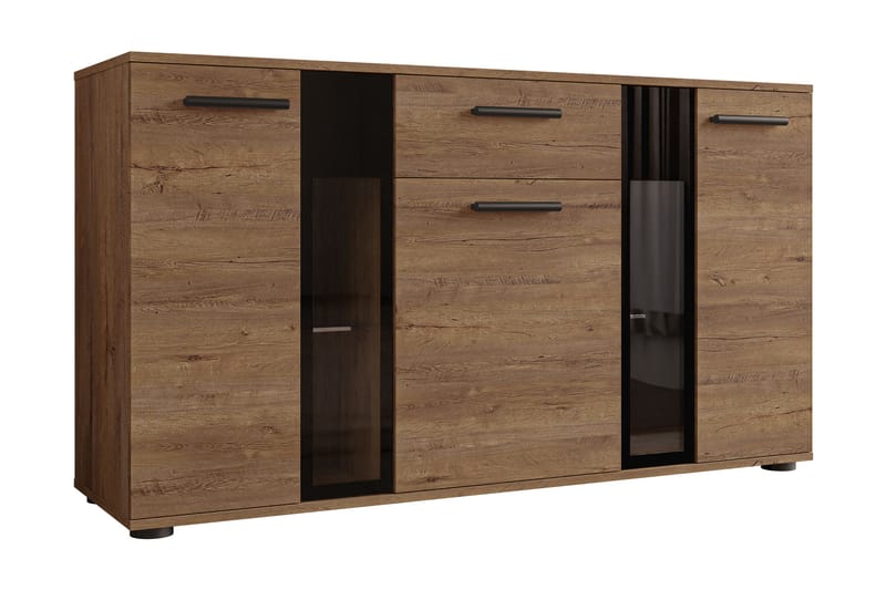 Deardorf Kommode 140 cm - Træ/natur/Hvid - Opbevaring - Opbevaringsmøbler - Kommode - Entrékommode