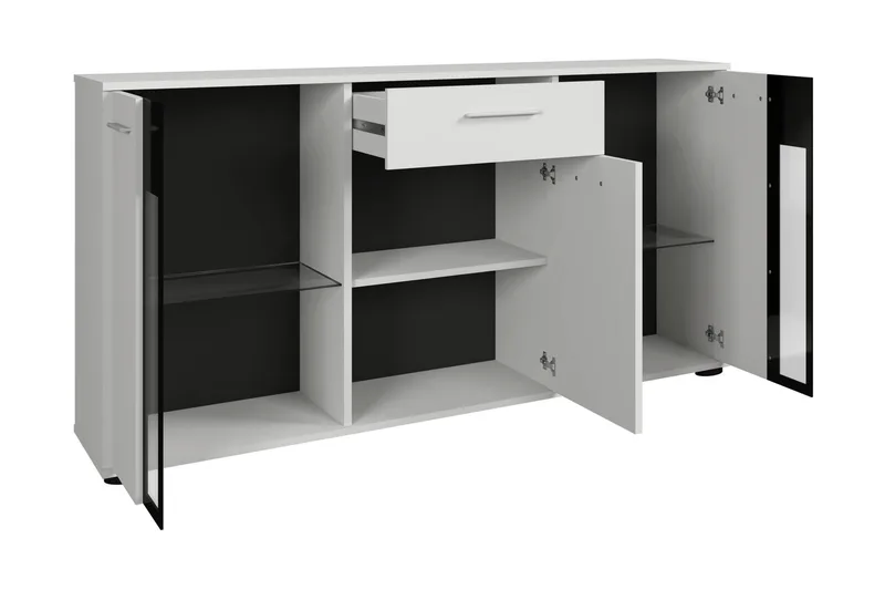 Deardorf Kommode 140 cm - Træ/natur/Hvid - Opbevaring - Opbevaringsmøbler - Kommode - Entrékommode