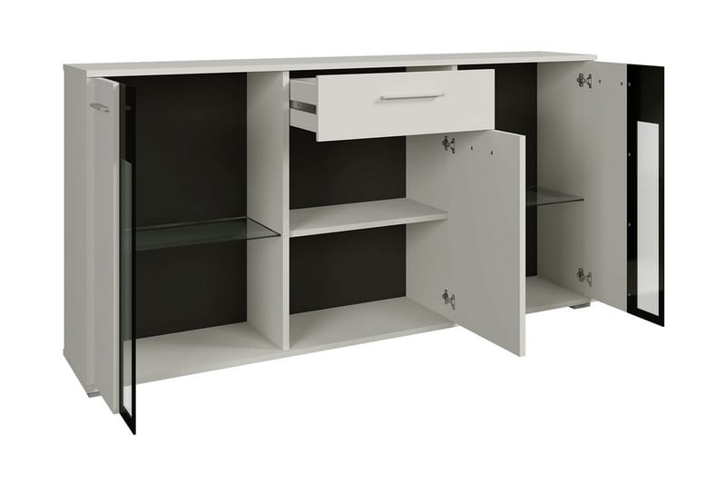 Deardorf Kommode + LED 140 cm - Træ|natur - Opbevaring - Opbevaringsmøbler - Kommode - Entrékommode