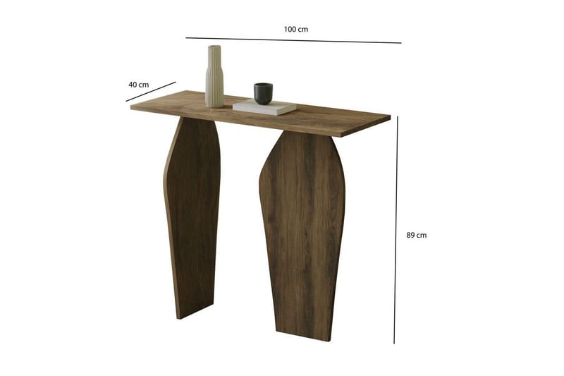 Decorotika Kommode 100 cm - Valnød - Møbler - Borde - Aflastningsbord - Konsolbord & sidebord