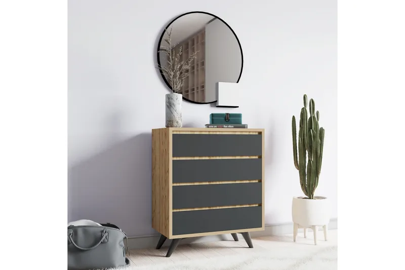 Desgrar Kommode 70x86 cm - Brun - Opbevaring - Opbevaringsmøbler - Kommode - Entrékommode