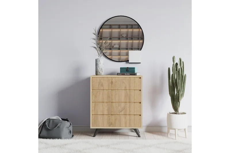 Desgrar Kommode 70x86 cm - Brun - Opbevaring - Opbevaringsmøbler - Kommode - Entrékommode