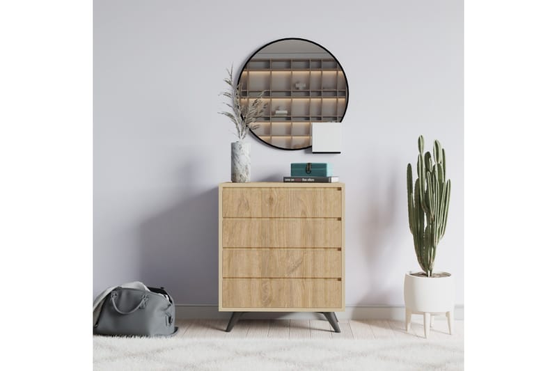 Desgrar Kommode 70x86 cm - Brun - Opbevaring - Opbevaringsmøbler - Kommode - Entrékommode