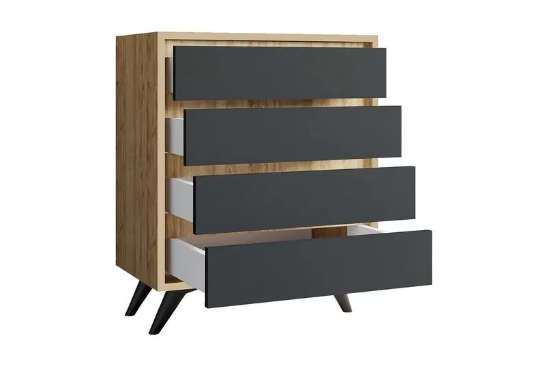 Desgrar Kommode 70x86 cm - Brun - Opbevaring - Opbevaringsmøbler - Kommode - Entrékommode