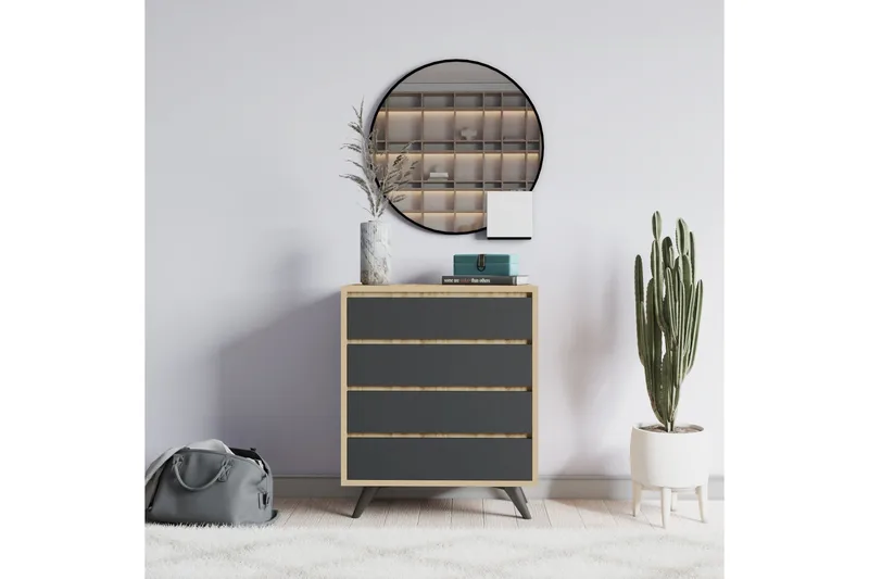 Desgrar Kommode 70x86 cm - Brun - Opbevaring - Opbevaringsmøbler - Kommode - Entrékommode