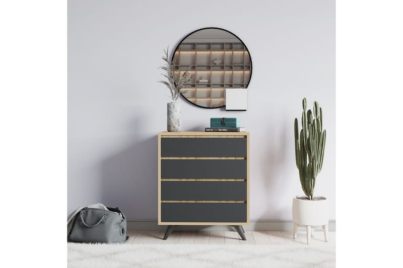 Desgrar Kommode 70x86 cm - Brun - Opbevaring - Opbevaringsmøbler - Kommode - Entrékommode