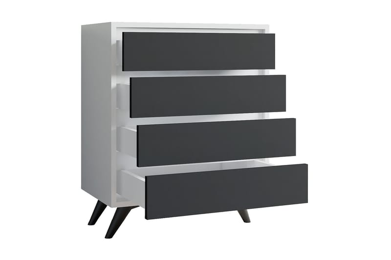 Desgrar Kommode 70x86 cm - Hvid - Opbevaring - Opbevaringsmøbler - Kommode - Entrékommode