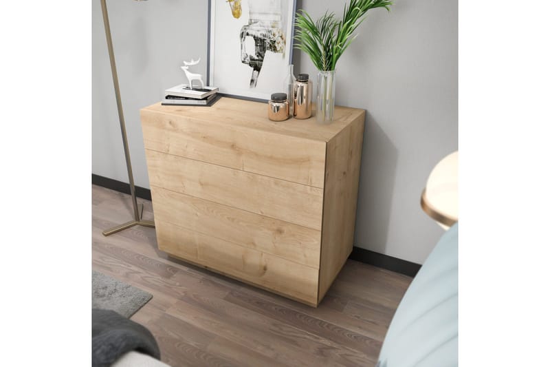 Desgrar Kommode 90x81,6 cm - Brun - Opbevaring - Opbevaringsmøbler - Kommode - Entrékommode