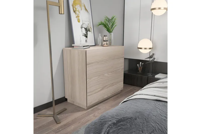 Desgrar Kommode 90x81,6 cm - Brun - Opbevaring - Opbevaringsmøbler - Kommode - Entrékommode