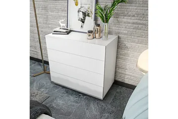 Desgrar Kommode 90x81,6 cm - Hvid - Opbevaring - Opbevaringsmøbler - Kommode - Entrékommode