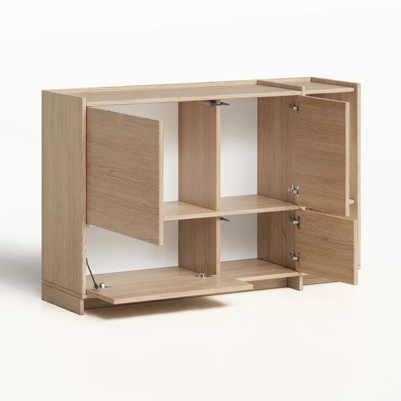 Kommode Deyloris 138 cm - lyst naturtræ - Opbevaring - Opbevaringsmøbler - Skænke & sideboards