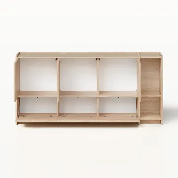 Kommode Deyloris 190 cm - lyst naturtræ - Opbevaring - Opbevaringsmøbler - Skænke & sideboards