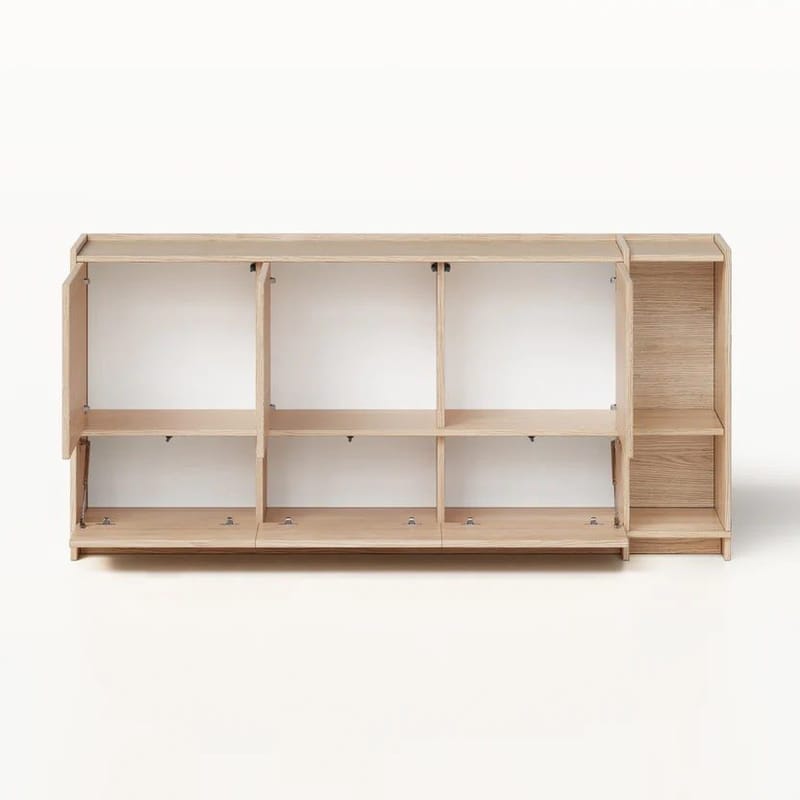 Kommode Deyloris 190 cm - lyst naturtræ - Opbevaring - Opbevaringsmøbler - Skænke & sideboards