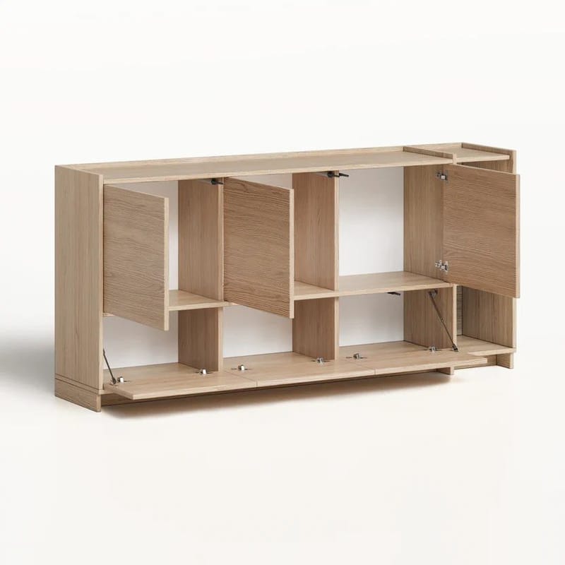 Kommode Deyloris 190 cm - lyst naturtræ - Opbevaring - Opbevaringsmøbler - Skænke & sideboards