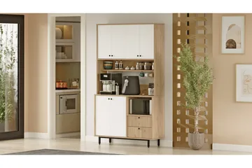 Donae Kommode 120 cm - Eg/Hvid - Opbevaring - Opbevaringsmøbler - Kommode