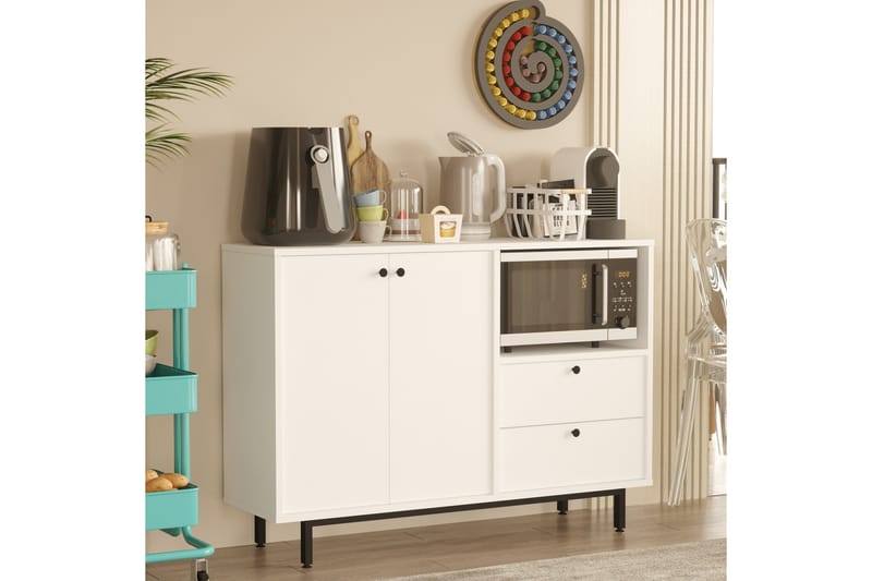 Donae Kommode 88 cm - Hvid - Opbevaring - Opbevaringsmøbler - Kommode - Entrékommode