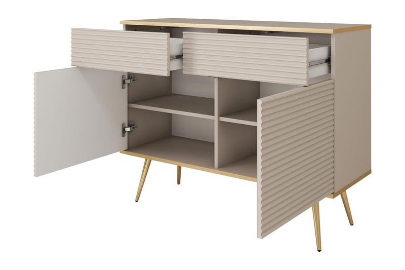 Edson Kommode 107 cm - Beige - Opbevaring - Opbevaringsmøbler - Kommode