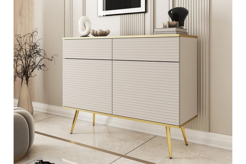 Edson Kommode 107 cm - Beige - Opbevaring - Opbevaringsmøbler - Kommode