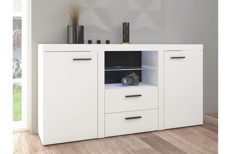 Eirwen Kommode 157 cm - Hvid - Opbevaring - Opbevaringsmøbler - Kommode