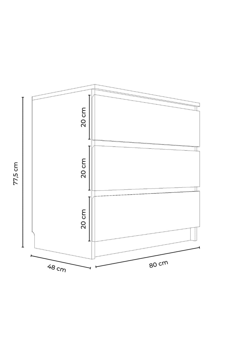 Dresser Hanah Home - Opbevaring - Opbevaringsmøbler - Kommode - Entrékommode