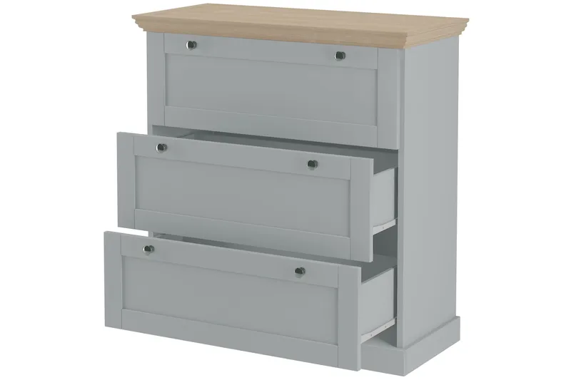 Jundapah Kommode - Grå/Brun - Opbevaring - Opbevaringsmøbler - Kommode - Entrékommode