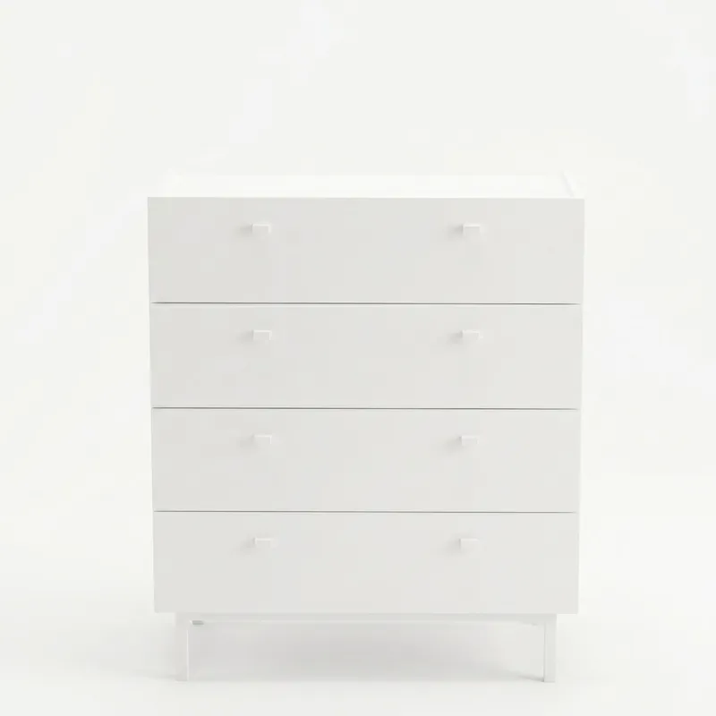 Kommode Hanah Home Luke (80 x 93,1 x 41,8 cm) Hvid, Hvid