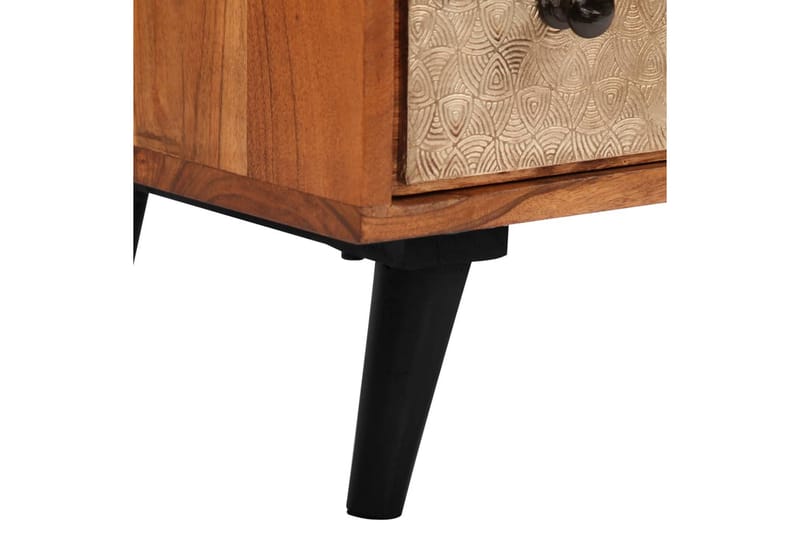 Kommode Massivt Akacietræ 60 X 30 X 75 Cm - Flerfarvet - Opbevaring - Opbevaringsmøbler - Kommode - Entrékommode