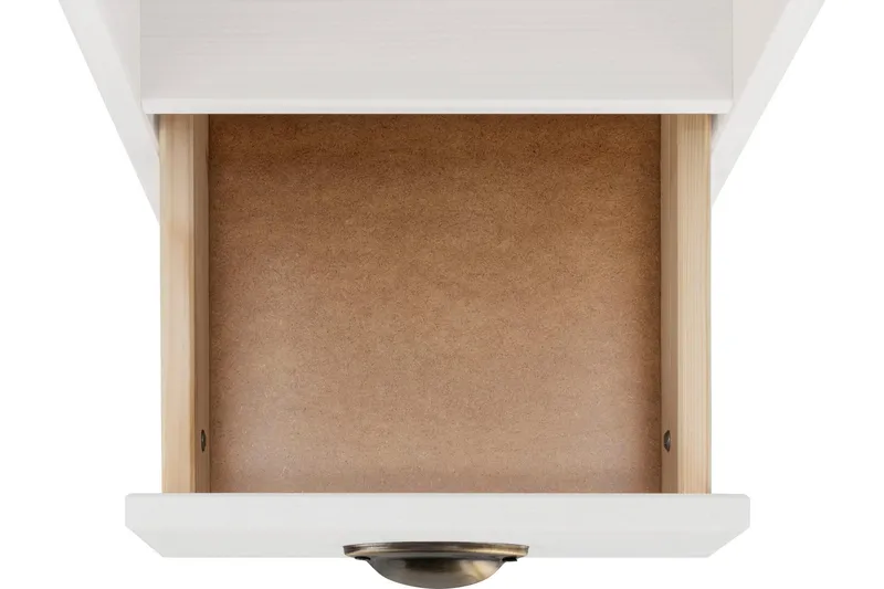 Moglielle Kommode, Hvid/Brun