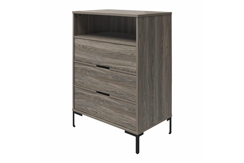 Rayburn Byrå Grå Dorel Home Grey - Opbevaring - Opbevaringsmøbler - Kommode - Entrékommode