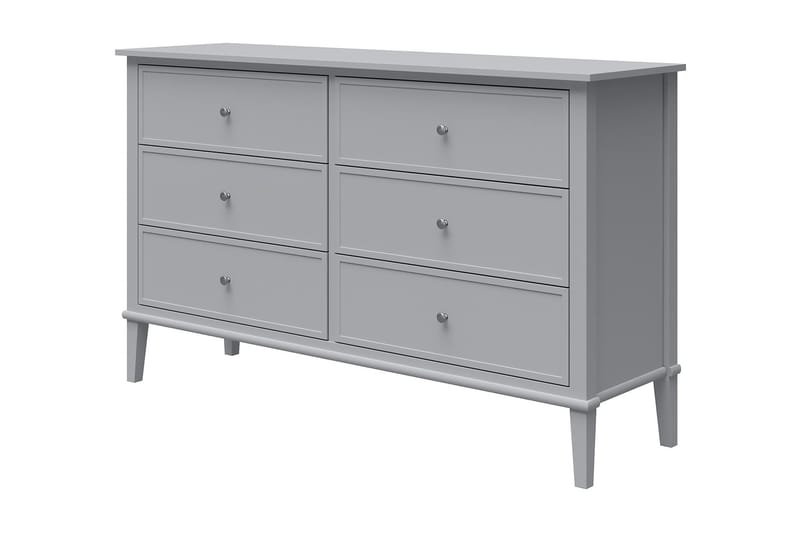 Evgeni Kommode 6 skuffer - Grå - Opbevaring - Opbevaringsmøbler - Kommode