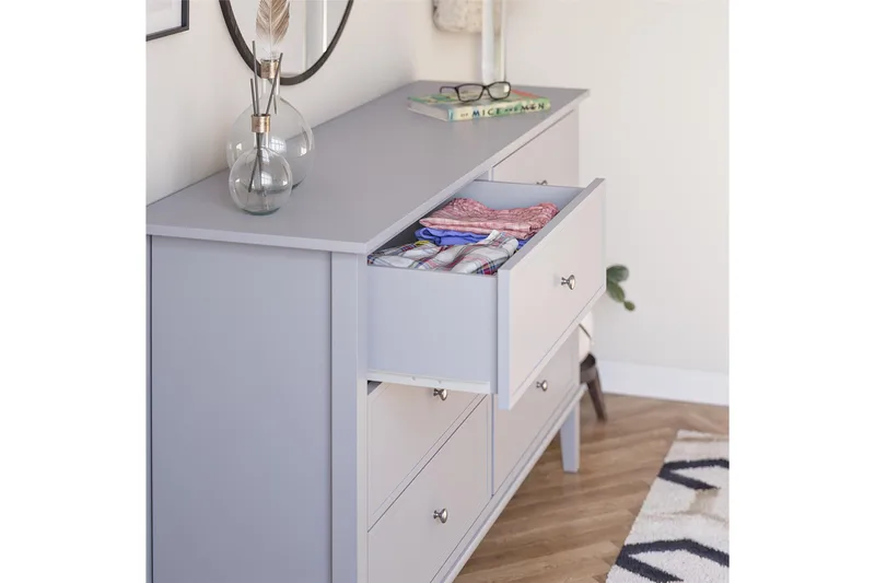 Evgeni Kommode 6 skuffer - Grå - Opbevaring - Opbevaringsmøbler - Kommode