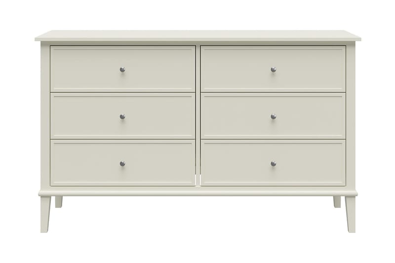 Evgeni Kommode 6 skuffer - Hvid - Opbevaring - Opbevaringsmøbler - Kommode
