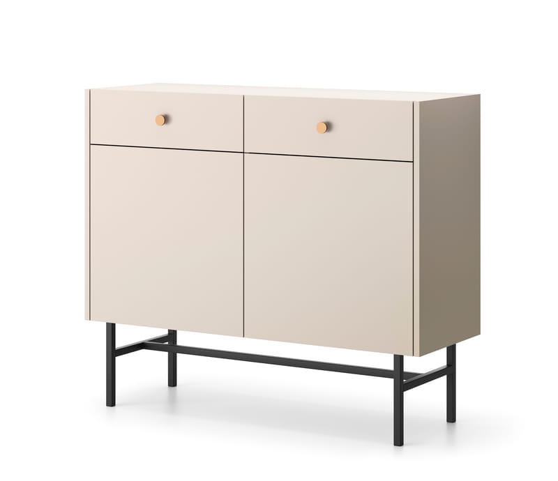 Francisca Kommode 104 cm - Cashmere - Opbevaring - Opbevaringsmøbler - Kommode