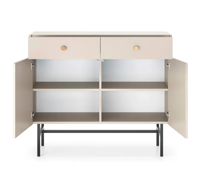 Francisca Kommode 104 cm - Cashmere - Opbevaring - Opbevaringsmøbler - Kommode