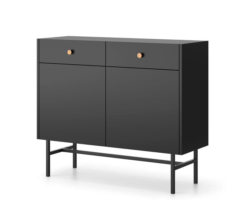 Francisca Kommode 104 cm - Sort - Opbevaring - Opbevaringsmøbler - Kommode