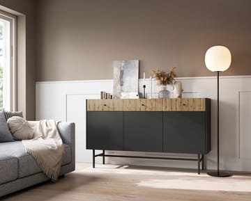 Francisca Kommode 155 cm - Sort/Eg - Opbevaring - Opbevaringsmøbler - Kommode