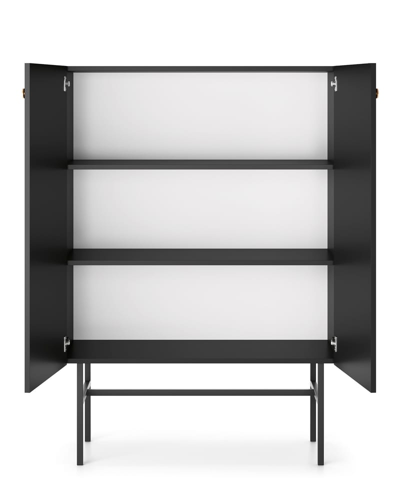Francisca Kommode 93 cm - Sort - Opbevaring - Opbevaringsmøbler - Kommode - Entrékommode