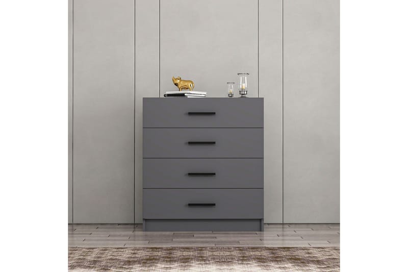 Fruitland Kommode 90 cm - Antracit - Opbevaring - Opbevaringsmøbler - Kommode - Entrékommode