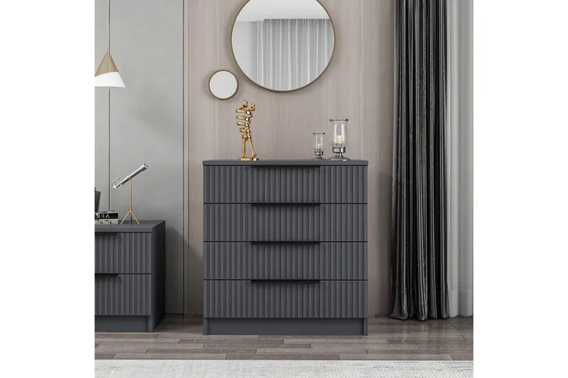 Fruitland Kommode - Antracit - Opbevaring - Opbevaringsmøbler - Kommode - Entrékommode