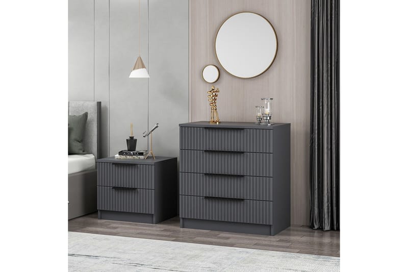 Fruitland Kommode - Antracit - Opbevaring - Opbevaringsmøbler - Kommode - Entrékommode