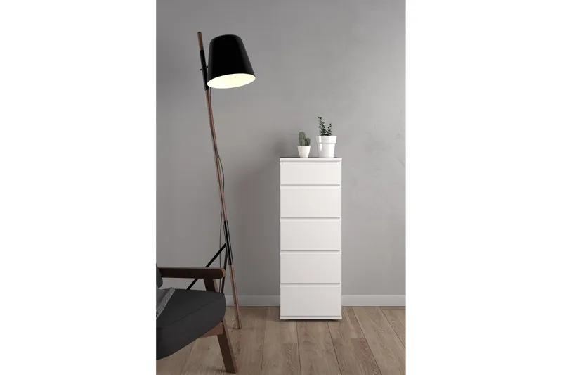 Fusterla Kommode 50x40 cm - Hvid - Opbevaring - Opbevaringsmøbler - Kommode - Entrékommode