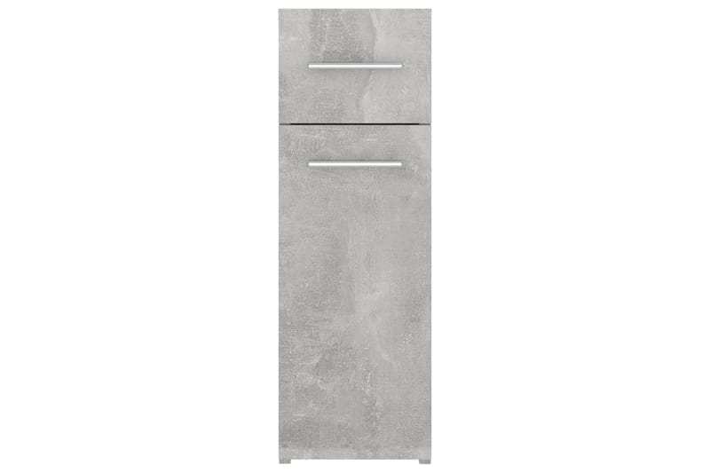 højskab 20x45,5x60 cm spånplade betongrå - Grå - Købmandsdisk - Kommode