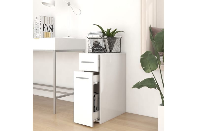 højskab 20x45,5x60 cm spånplade hvid - Hvid - Opbevaring - Opbevaringsmøbler - Kommode